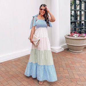 Striped Maxi Dress
